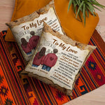 Custom Name To My Love Couple Gifts - Personalized Pillow