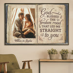 Custom Couple Photo Romantic Gifts - Personalized Poster