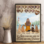 Custom Name Pet Memorial Lighthouse Decor - Personalized Poster