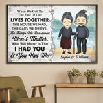 Custom Name Forever Love Gifts for Couples - Personalized Poster