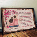Custom Name I Love You More Couple Gifts - Personalized Poster