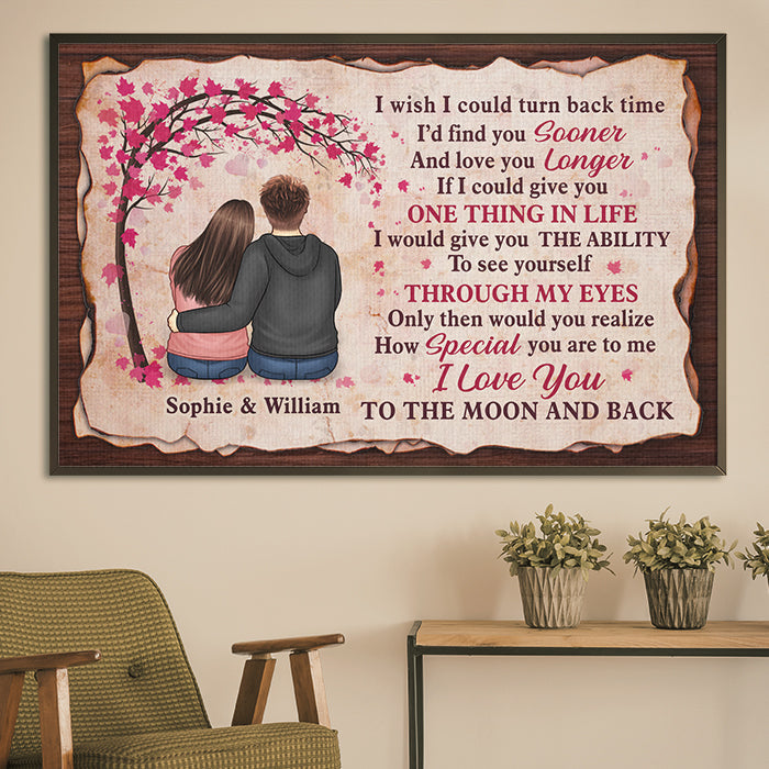 Custom Name Couple Love Quote Gifts - Personalized Poster