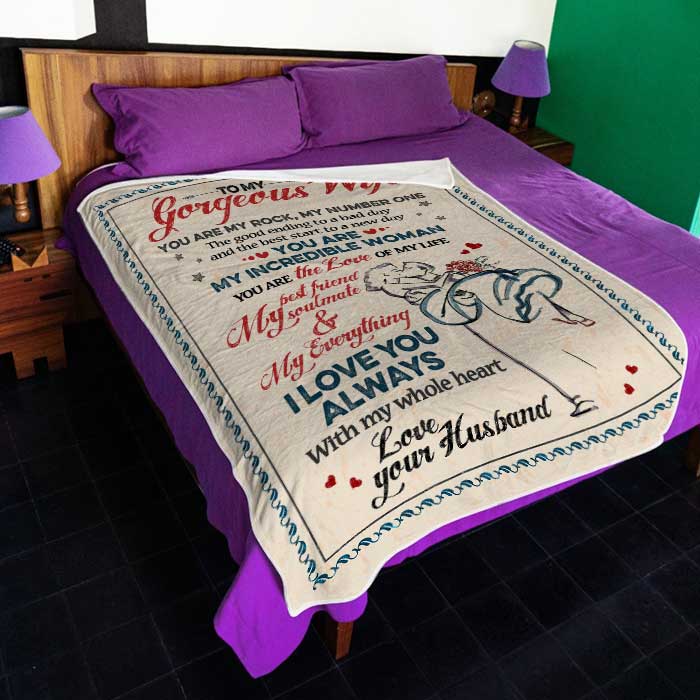 Romantic Wife Love Gifts - Blanket