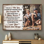 Custom Photo Forever Love Gifts for Couples - Personalized Poster