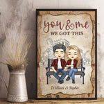 Custom Name You & Me Couple Gifts - Personalized Poster