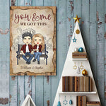 Custom Name You & Me Couple Gifts - Personalized Poster