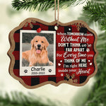 Custom Pet Photo Memorial Christmas Gifts for Dog Lovers - Personalized Ornament