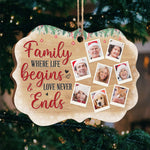 Custom Family Photo Christmas Gifts - Personalized Ornament