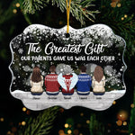Custom Name Christmas Family Gifts - Personalized Ornament
