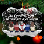 Custom Name Family Christmas Gifts for Parents - Personalized Ornament
