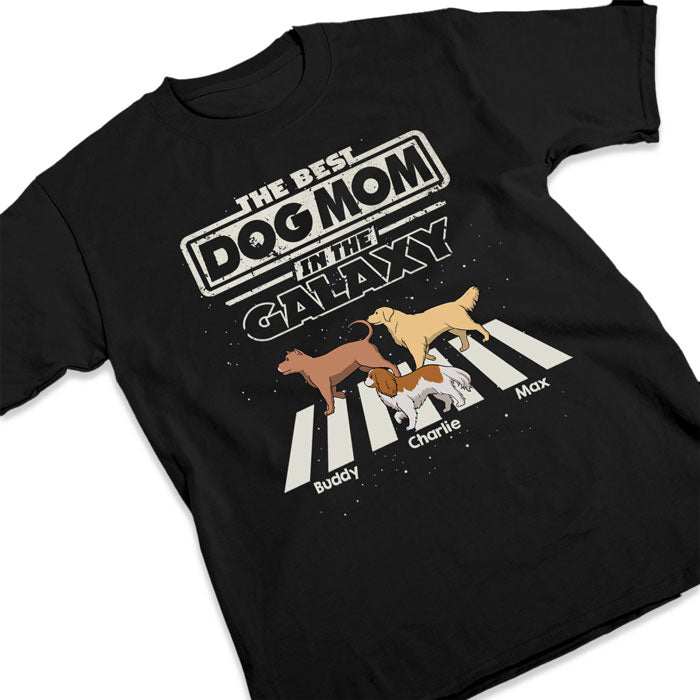 Custom Name Dog Dad Galaxy Gifts for Men - Personalized Apparel