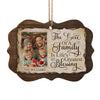 The Love Of A family Is Life's Greatest Blessing - Personalized Custom Benelux Shaped Wood Photo Christmas Ornament - Upload Image, Gift For Family, Christmas Gift