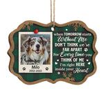 Custom Pet Photo Memorial Christmas Gifts for Dog Lovers - Personalized Ornament