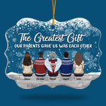 Custom Name Christmas Family Gifts - Personalized Ornament