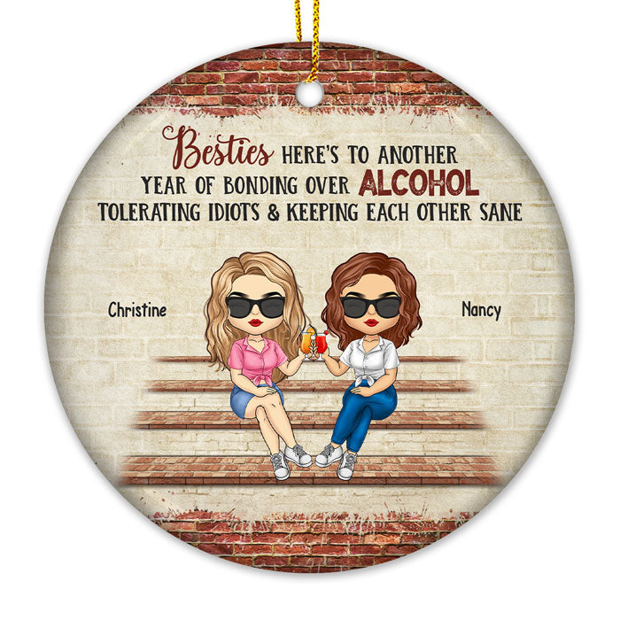 Custom Name Sassy Christmas Trio Gifts - Personalized Ornament