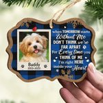 Custom Pet Photo Memorial Christmas Gifts for Dog Lovers - Personalized Ornament