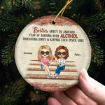 Custom Name Sassy Christmas Trio Gifts - Personalized Ornament