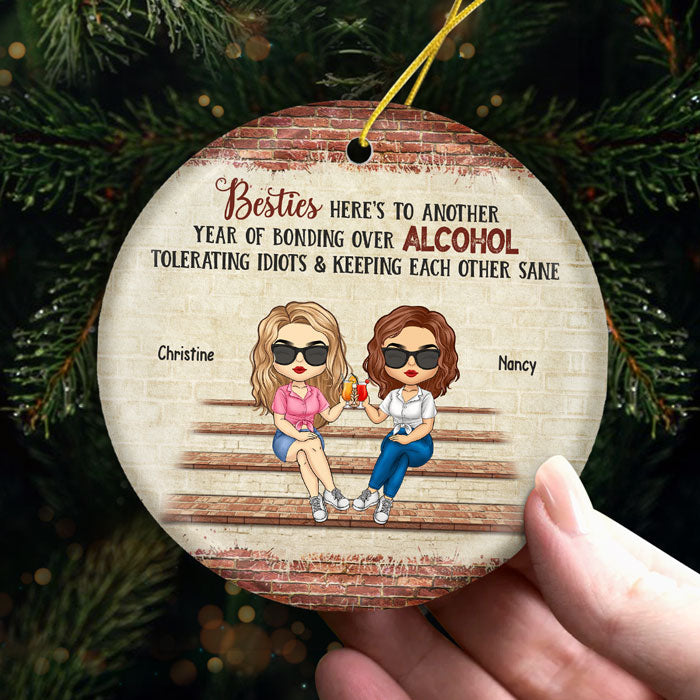 Custom Name Sassy Christmas Trio Gifts - Personalized Ornament