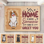 Custom Pet Name Dog Lover Home Decor - Personalized Doormat