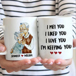 Custom Name Couple Love Gifts - Personalized Mugs