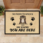Custom Pet Name Funny Cat Gifts for Cat Lovers - Personalized Doormat