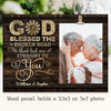 God Led Me Straight To You - Gift For Couples, Personalized Photo Frame