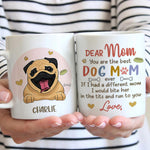 Custom Name Funny Dog Mom Gifts for Women - Personalized Mugs