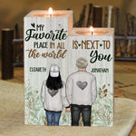 Custom Name Romantic Gifts for Couples - Personalized Color Candle Holder