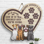 Custom Name Dog Father's Day Gifts for Dog Dads - Personalized Wood Sign