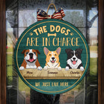 Custom Dog Name Funny Gifts for Dog Lovers - Personalized Wood Sign
