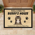 Custom Cat Lover Welcome Gifts - Personalized Doormat