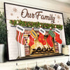 Merry Christmas With Family - Personalized Horizontal Poster