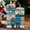 My Favorite Place Is Next To You - Gift For Couples - Personalized Candle Holder