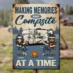 Custom Name Camping Gifts for Couples - Personalized Metal Sign