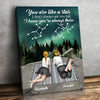To My Bestie - I Know You Are Always There - Personalized Vertical Canvas