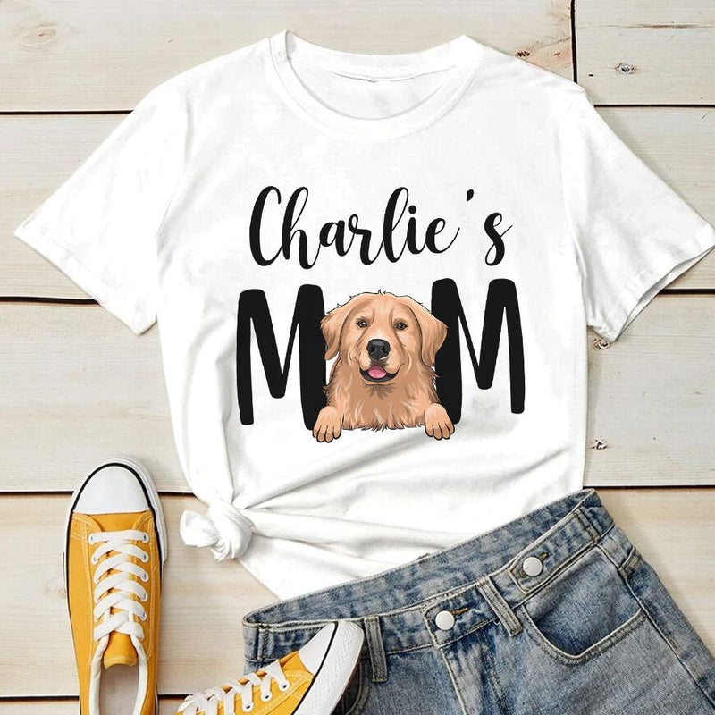 Dog Mom - Personalized Custom Unisex T-shirt