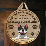 Custom Dog Breed Front Door Decor for Dog Lovers - Personalized Wood Sign