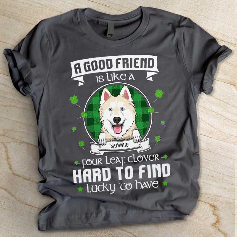 Custom Name Lucky Dog Friendship Gifts for Dog Lovers - Personalized Apparel