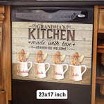 Custom Name Grandma's Kitchen Gifts - Personalized Dishwasher Cover