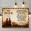 To My Wife - My Queen Forever - Personalized Canvas
