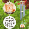 Pet - All Over My Heart - Personalized Outdoor Wind Chime