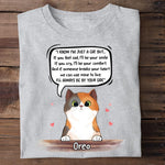 Custom Name Cat Comfort Gifts for Cat Lovers - Personalized Apparel