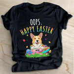 Custom Name Easter Corgi Gifts for Dog Lovers - Personalized Apparel