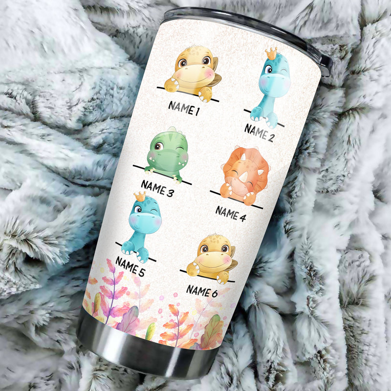 Mother is Walking (Dinosaur) - Personalized Tumbler