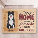 Custom Pet Name Dog Lover Home Decor - Personalized Doormat