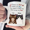 Curious Cat - Roses Are Red Violets Are Blue - Funny Personalized Cat Mug