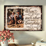 Custom Photo Couple Love Gifts - Personalized Poster