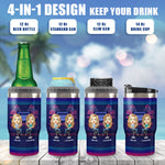Custom Name Funny Bar Gifts for Women - Personalized Can Cooler