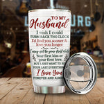 Custom Name Anniversary Gifts for Husband - Personalized Tumbler