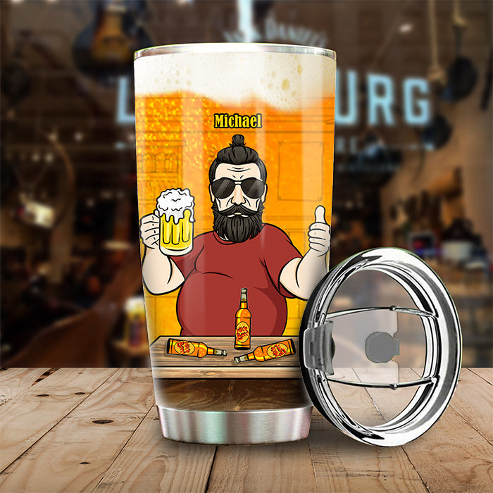 I Say Father Figure - Personalized Tumbler - Gift For Dad